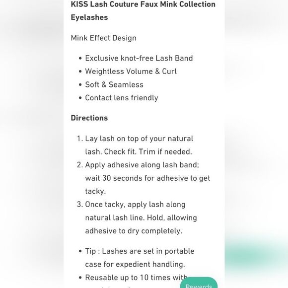 Kiss Lash Couture Triple Push-Up Collection - Picture 3 of 3